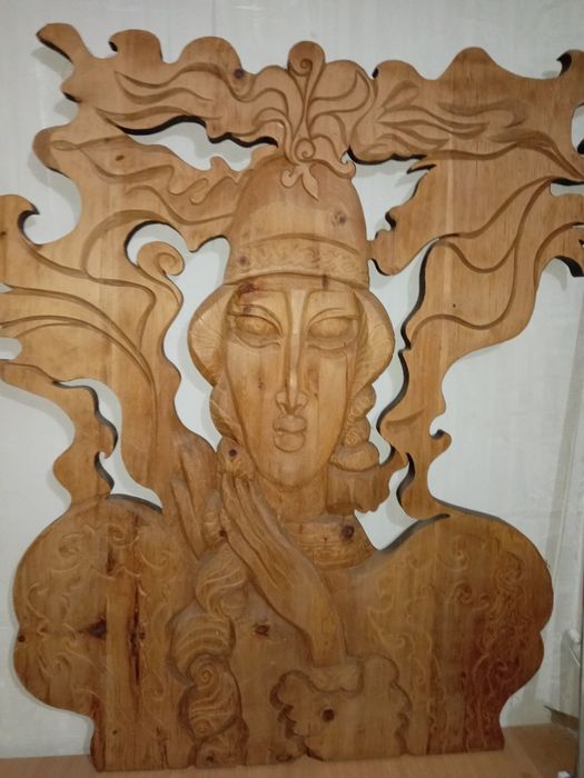 Картина резная из дерева