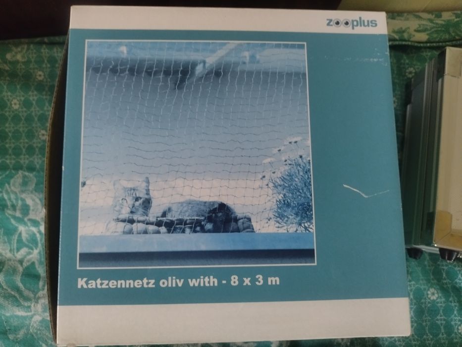 Предпазна мрежа за котки 8 на 3 метра
