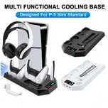 Stand consola cu racire si USB dock incarcare manete PlayStation 5 PS5