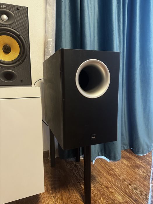 Subwoofer activ Canton AS 10 + 3 sateliți Canton MX – Made in Germany