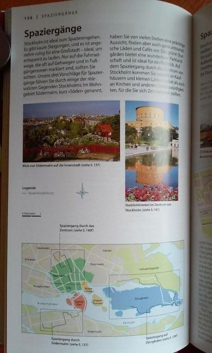 подробен пътеводител на стокхолм с карти на града на немски език