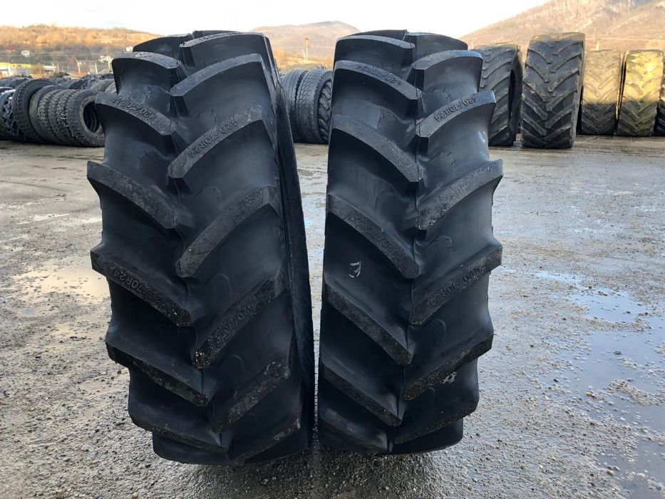 Cauciucuri noi 420/70R24 ARMOUR radiale anvelope tractor fata