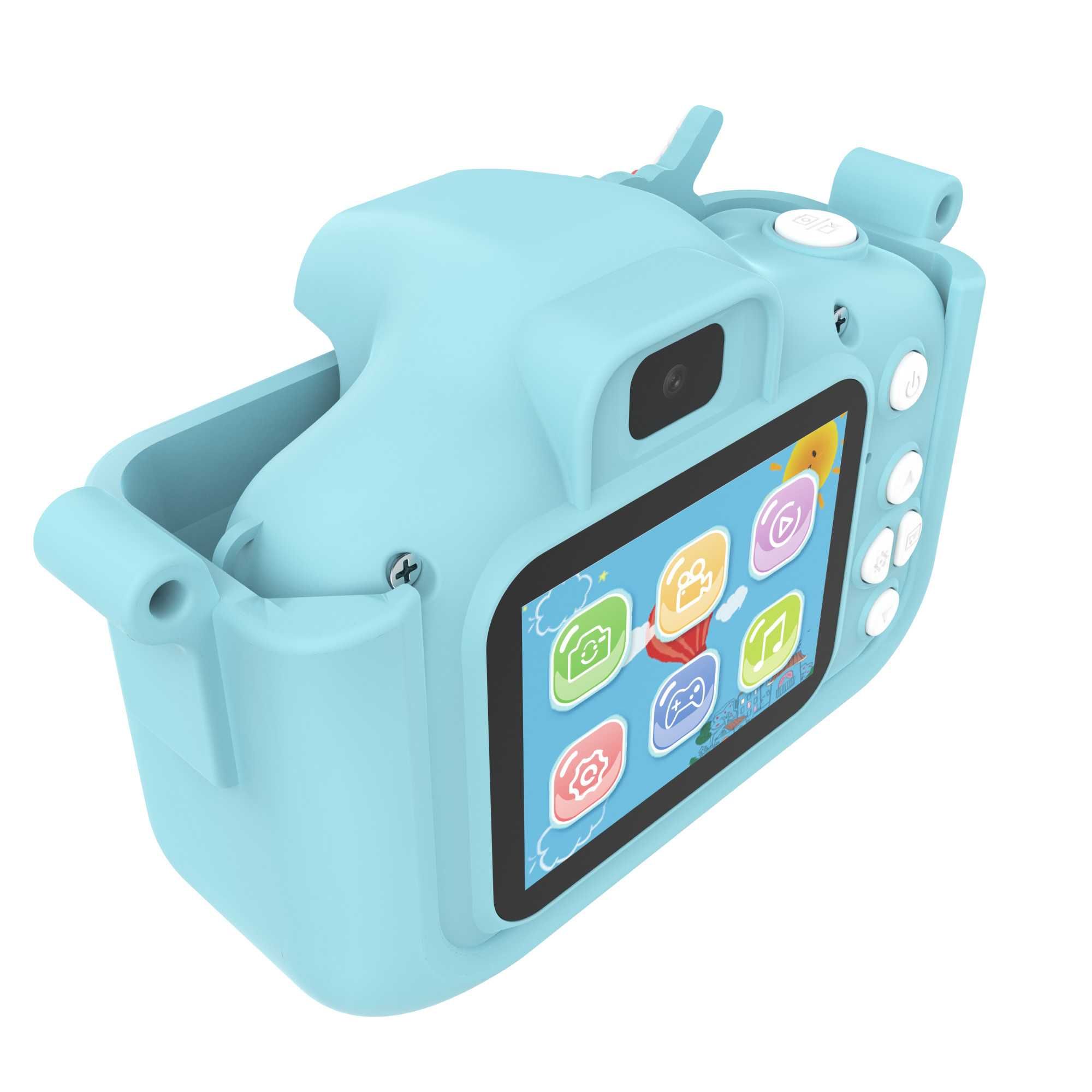Дигитален детски фотоапарат STELS Q10s, 64GB SD карта, Игри, Снимки