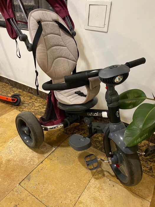 Tricicleta multifunctionala Coccolle Velo 4in1 cu sezut reversibil