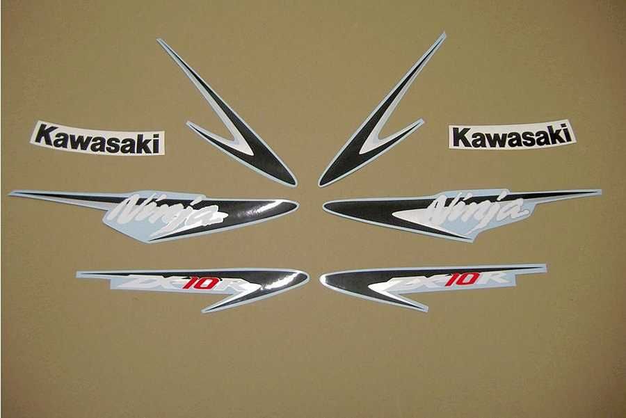 Стикери Kawasaki ZX10R 2004-2007 ninja 2006 кавазаки зх10р лепенки
