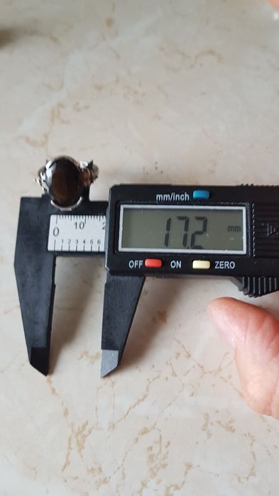 Superb inel dama piatra onix vintage, 17.3 mm,stare foarte buna