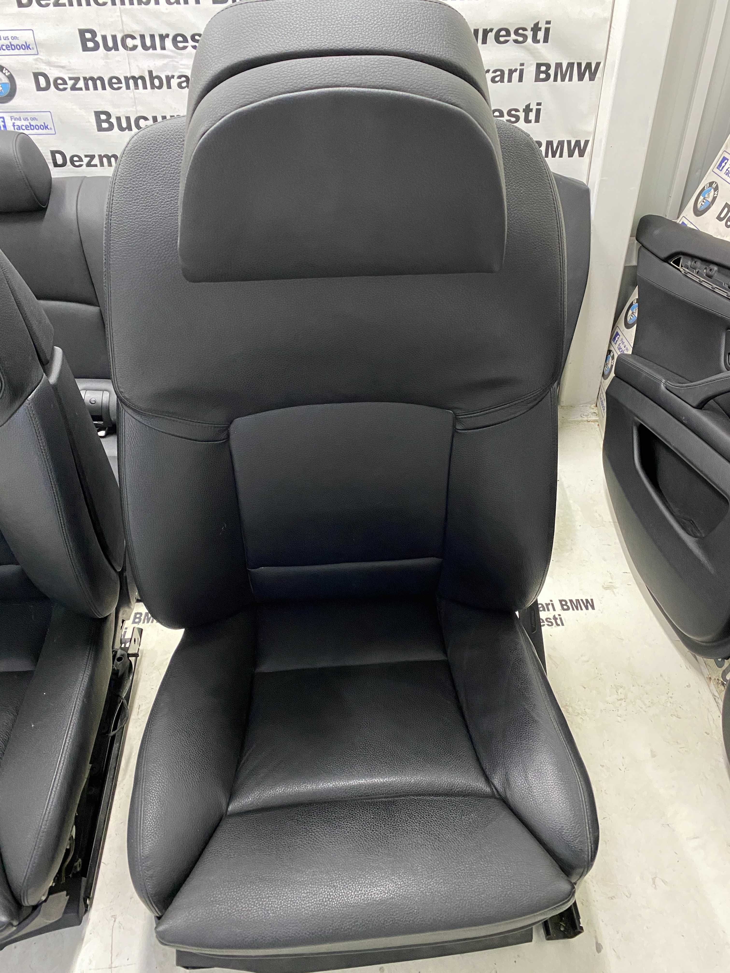 Scaune interior BMW F10,F11,F01 Recaro confort sport piele neagra