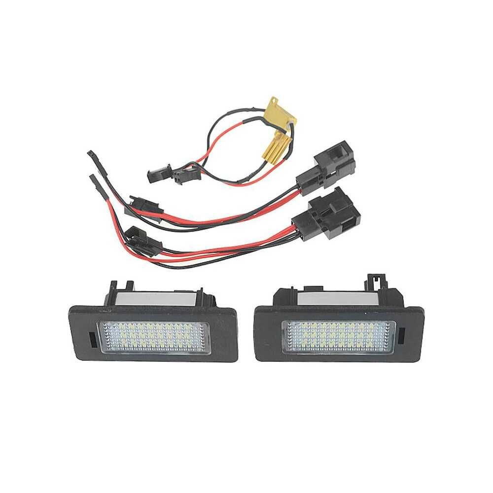 Set de 2 buc lampi led numar Xentech Light pentru Skoda III  , VW