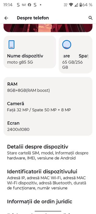 Motorola G85 5G  st ft buna
