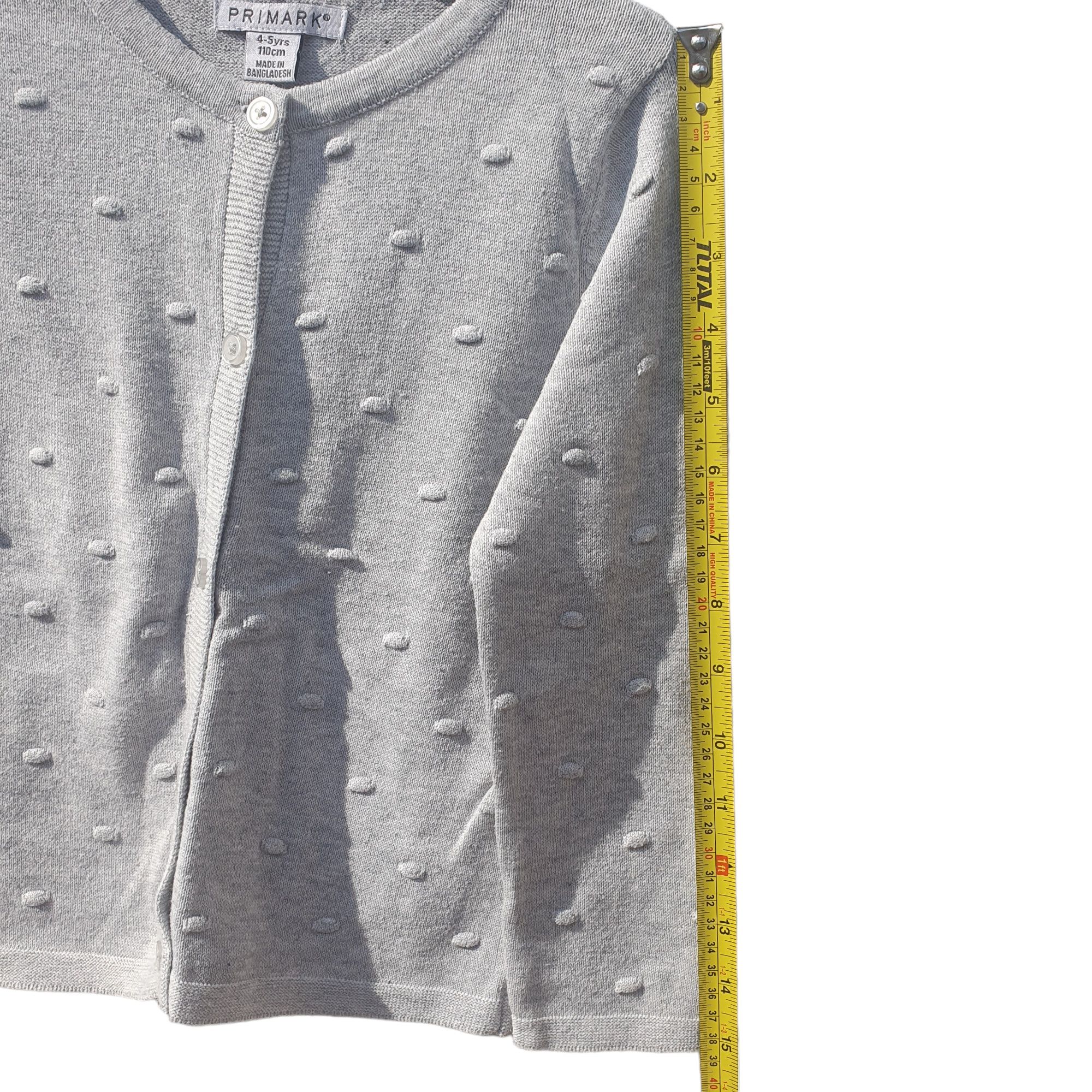 Cardigan 4-5 ani Primark 110, gri