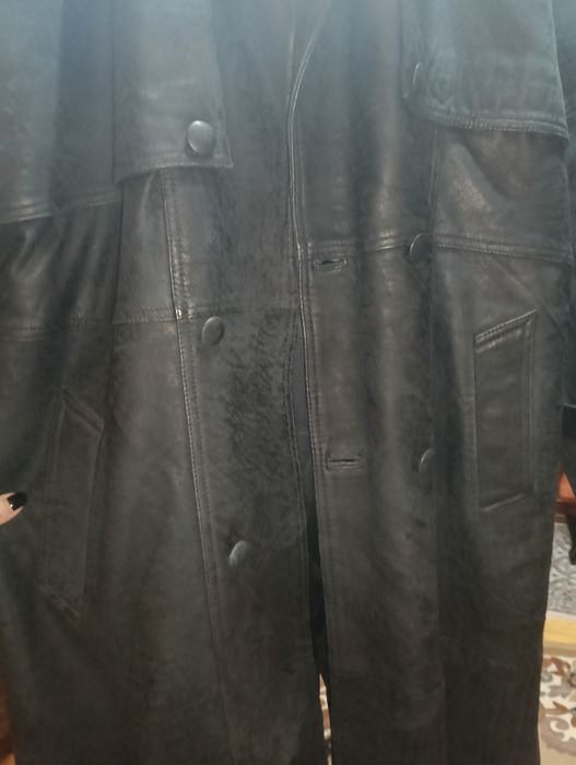 Pardesiu barbatesc superb piele Matrix