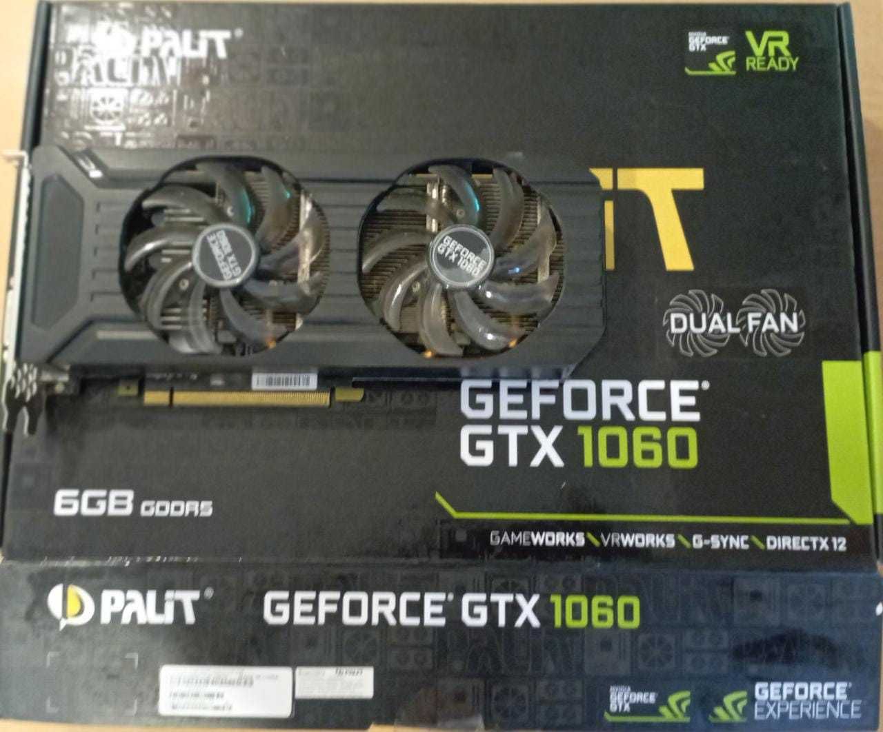 Видеокарта NVIDIA GeForce® GTX 1060 Dual6 GB