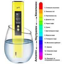 Уред за измерване алкалността на водата , PH метър