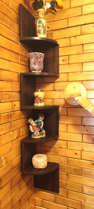 Raft pe colț din pal de calitate