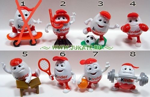 Разменям Киндер Kinder играчки