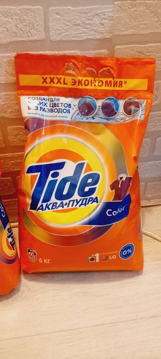 Тайд оригинал 5000 тг 6кг