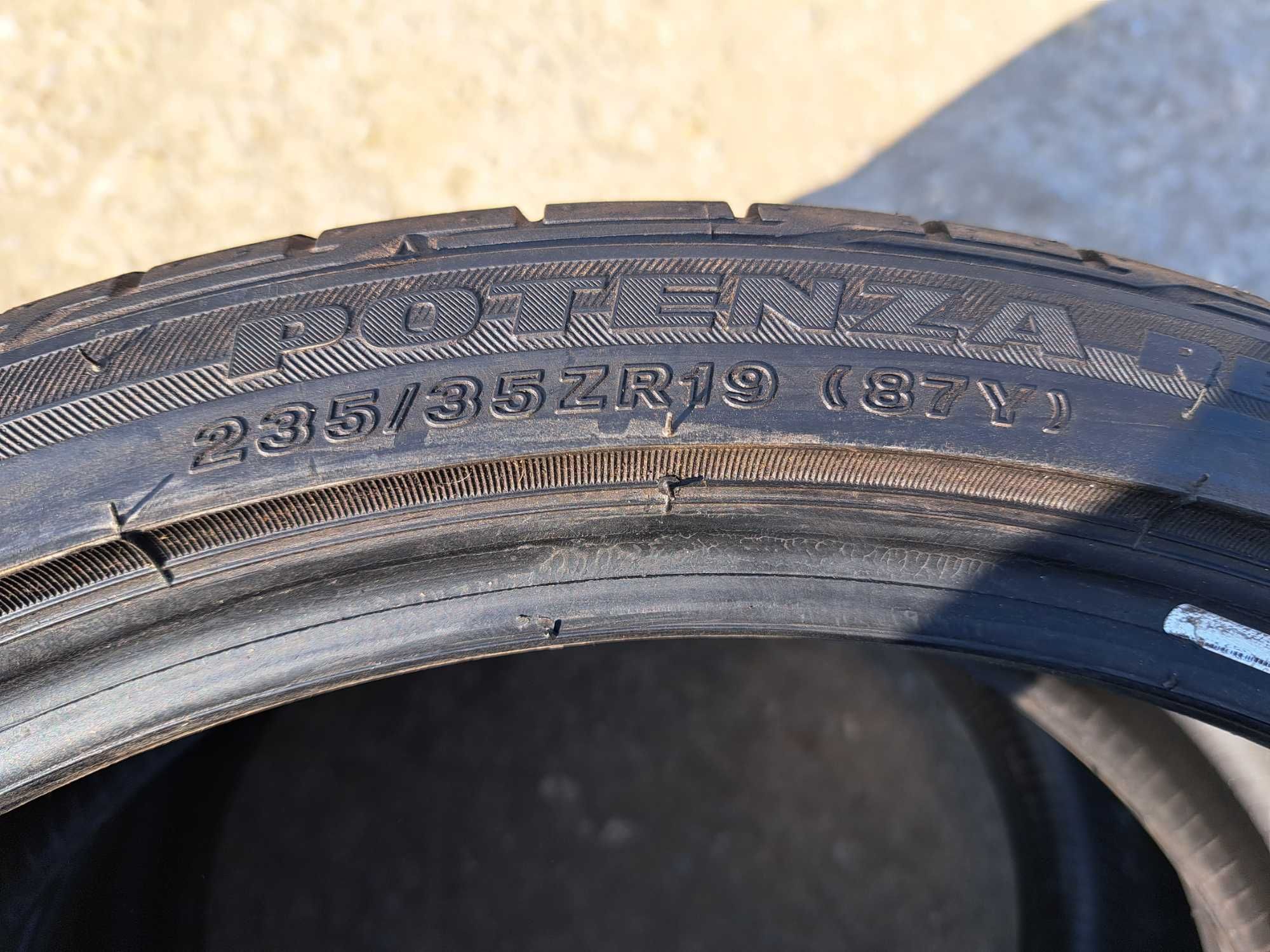 2 Anvelope Vara Bridgestone Potenza 235/35/19 87Y