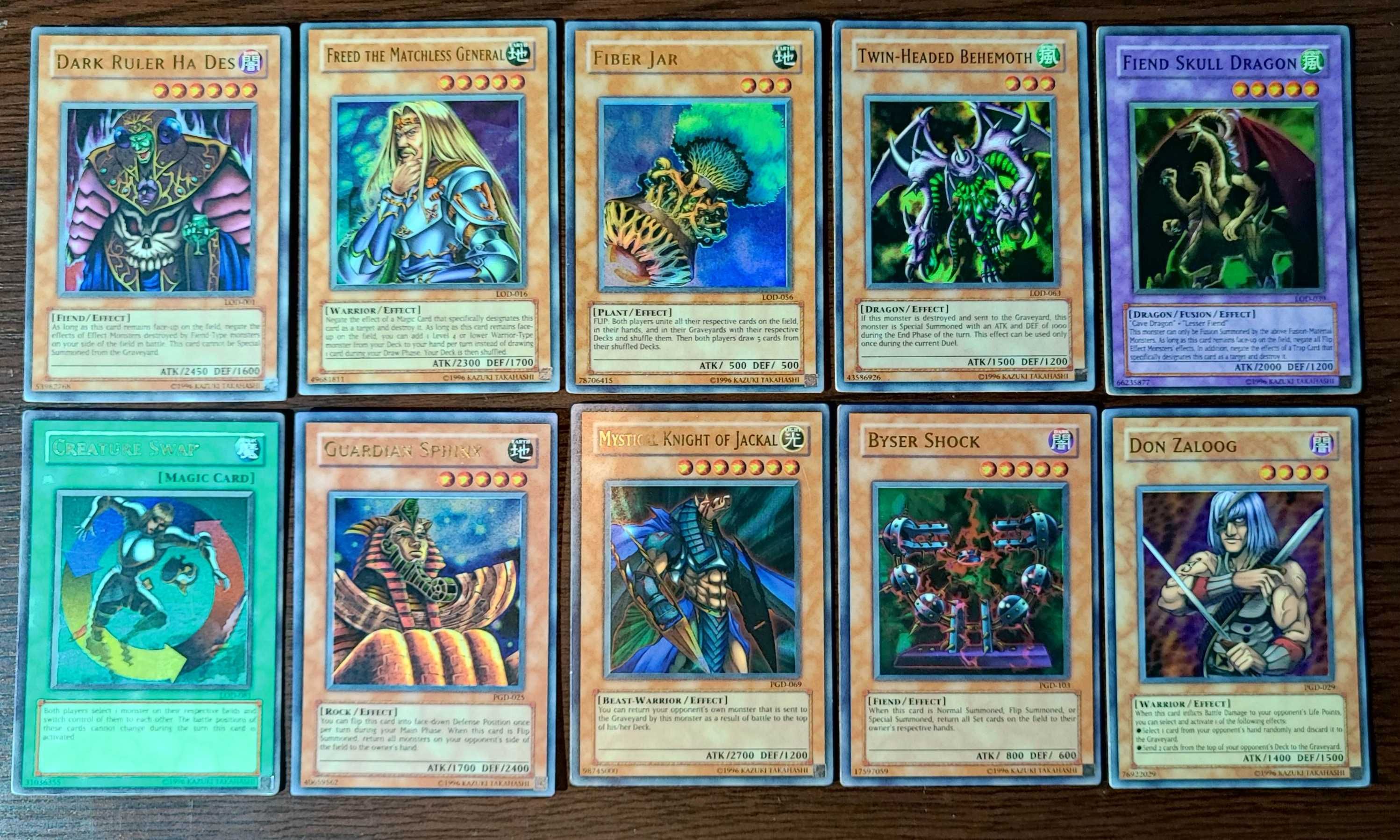 Yu-Gi-Oh: GOAT Фойлове