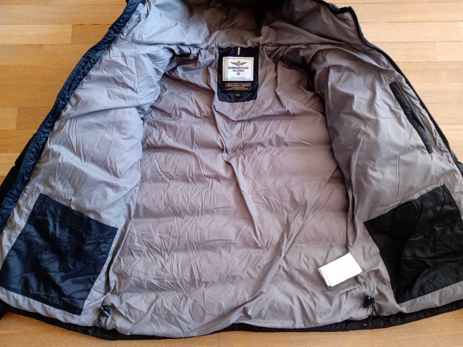 Aeronautica Militare пухено яке размер S пухенка 80% пух оригинал