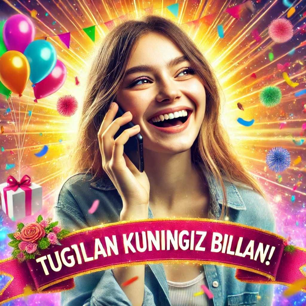 Туғилган кун табриги - табрик буюртмаси