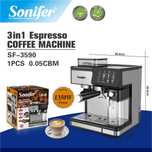 Рожковая автоматическая кофемашинка Sonifer 3590 c кофемолкой!