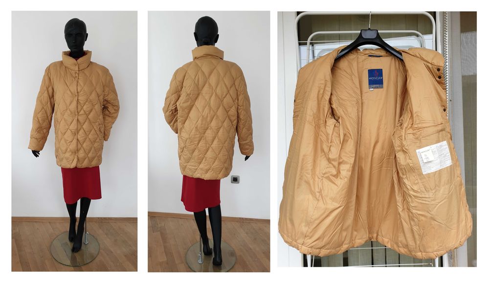пухено яке двулицево Moncler Max Mara Escada Etro Boss Hilfiger M