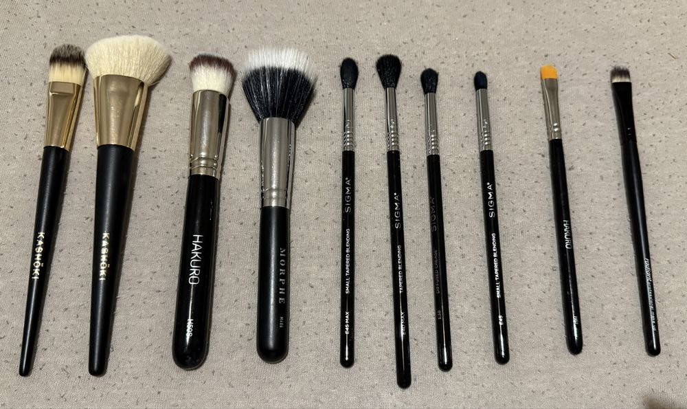 Професионални четки за грим - MAC, Sigma, Shiseido, Morphe, и други.