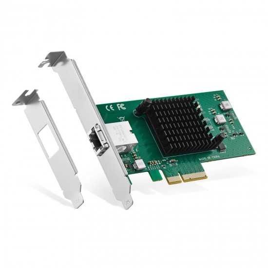 Placa rețea PCIe Ethernet Binardat 10G Gigabit LAN cip AQUANTIA AQC107