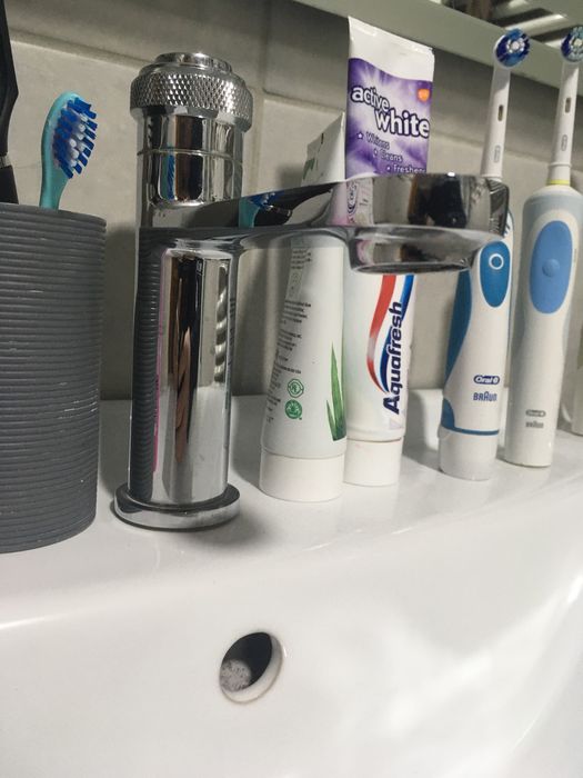 Baterie chiuveta baie push one button