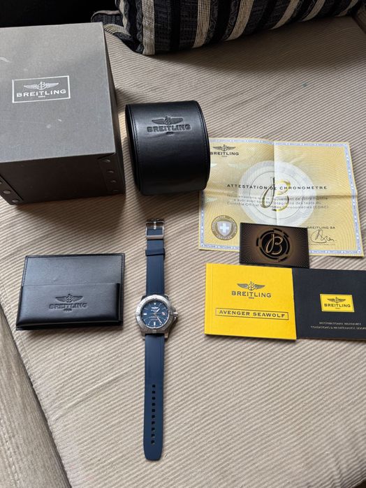 Breitling Avenger Seawolf 45mm A17330 ТОП Пълен комплект.