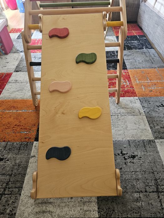 Wooden magaic, Модифициращ се триъгълник Пиклер с 4 модула и с рампа