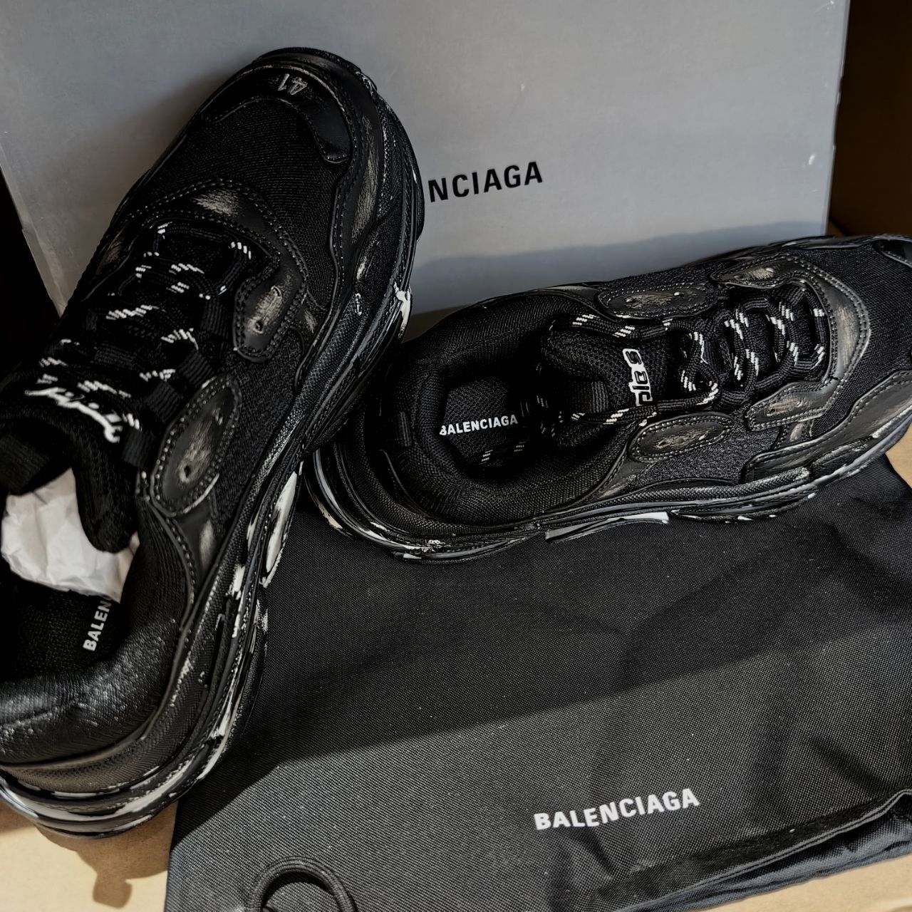 Маратонки Balenciaga triple S обувки кецове