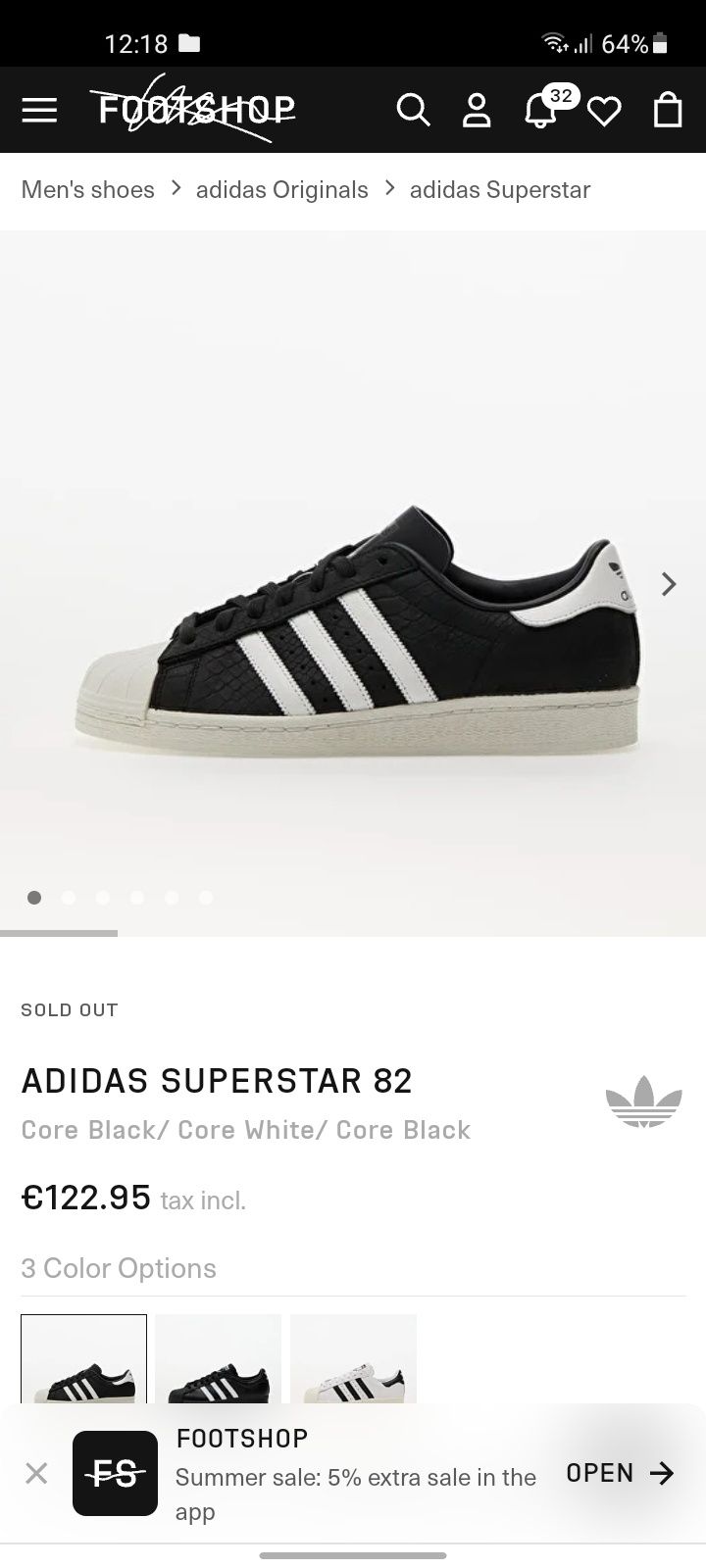 Adidas SUPERSTAR 82 кецове 45 номер.