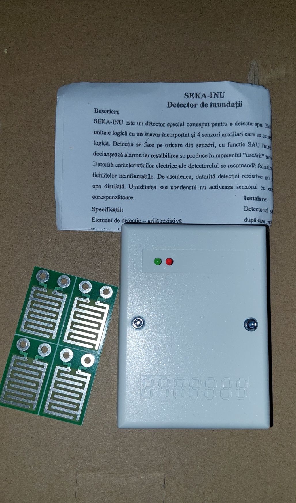 Contact magnetic SM35, buton panica, detector inundatie Seka INU