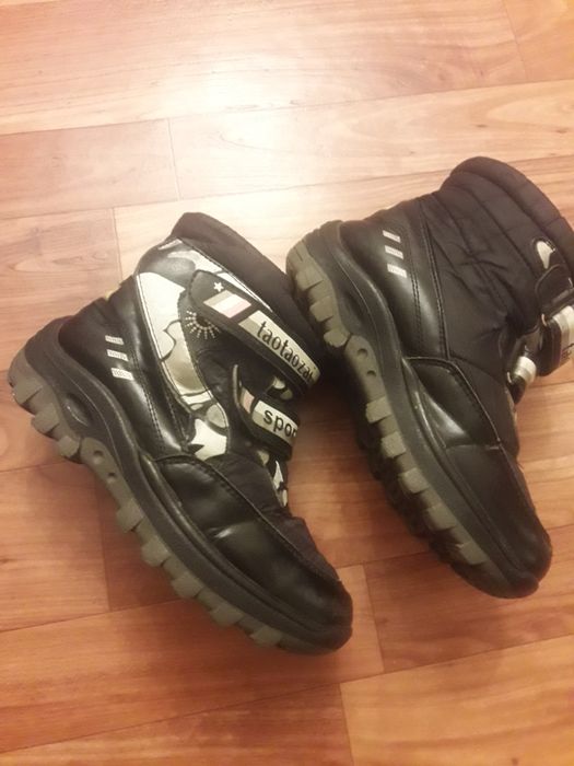 Сапожки балоневые утепленные