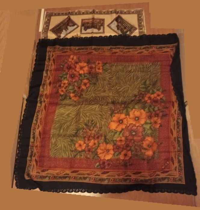 Покривки и кърпи от всякакъв вид, стари и нови, дантелени, платнени