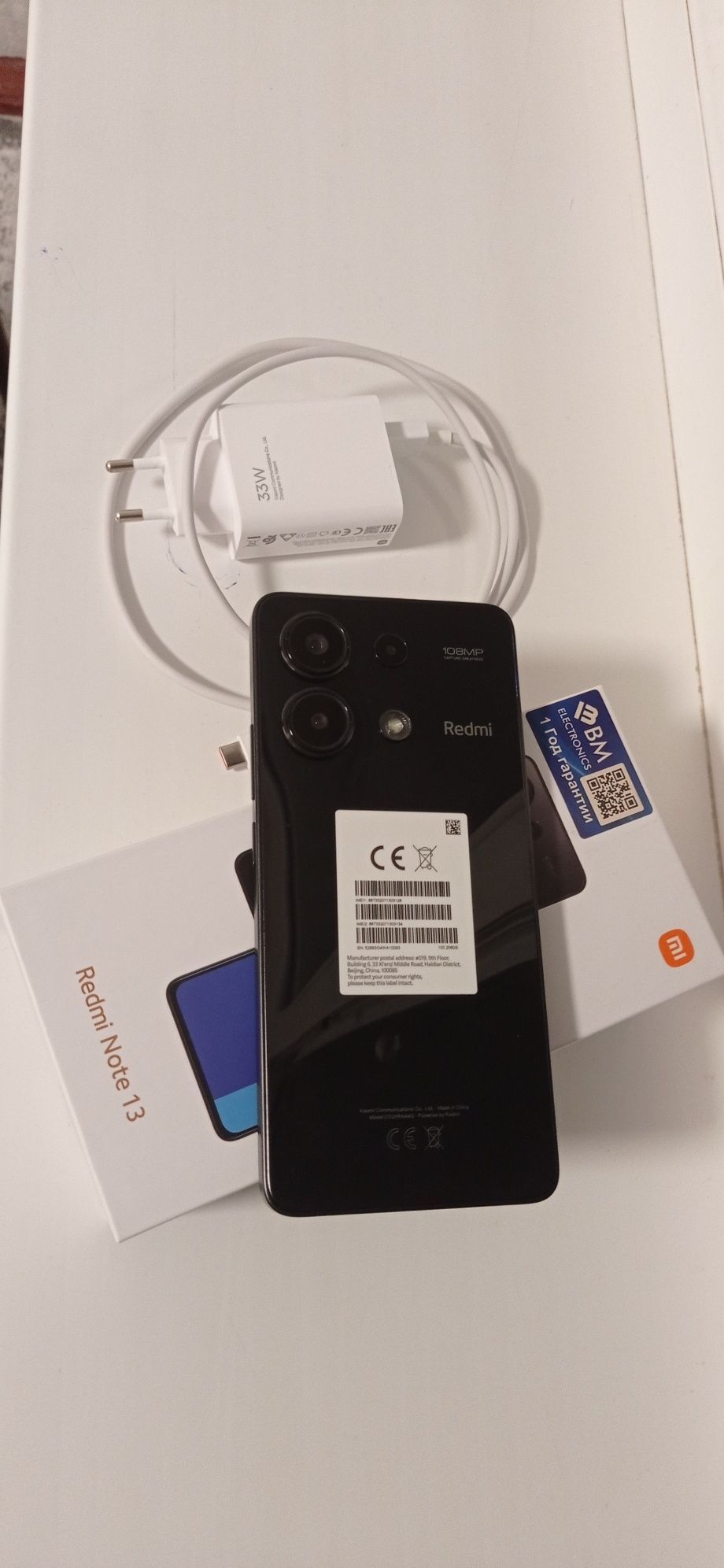 Redmi Not 13 8/256 идеал холатда, коробка, документ