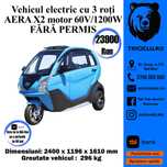AERA X2 masinuta electrica cu 3 roti noua Agramix FARA PERMIS