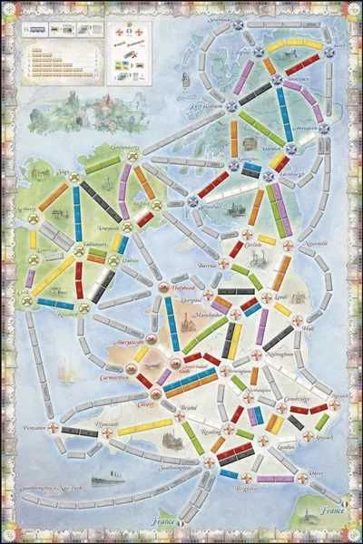 Joc societate Ticket to Ride – United Kingdom&Pennsylvania (extensia)