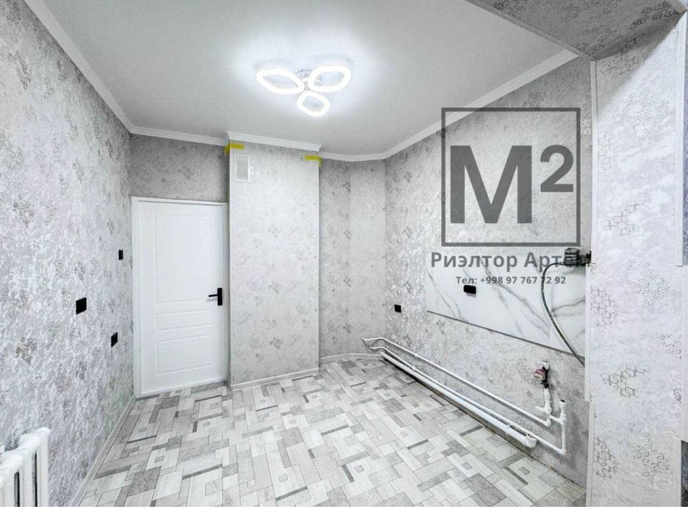2/8/9 Паркентский - Новый ремонт - Ипотека 62м² - Риёзи - Чизельный