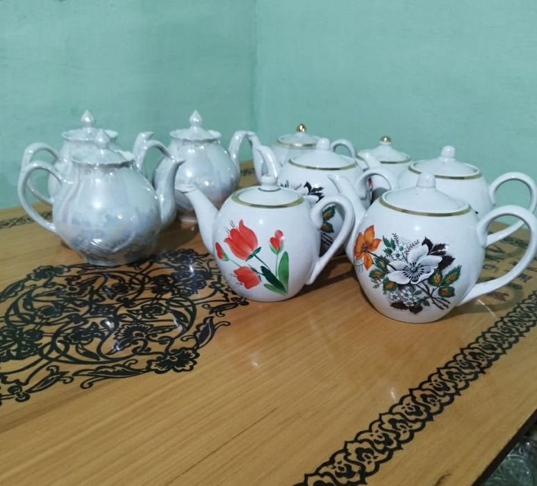 Советские фарфоровые чайники
