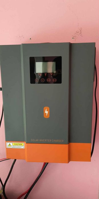 Invertor hibrid 3000 wați 24v 
Baterie lifepo4 12 v cu 300ah bms daly