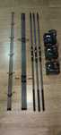 SET 3 Lansete Crap 3.90 4.0Lbs din 3 Tronsoane + 3 Mulinete FL EFB6000