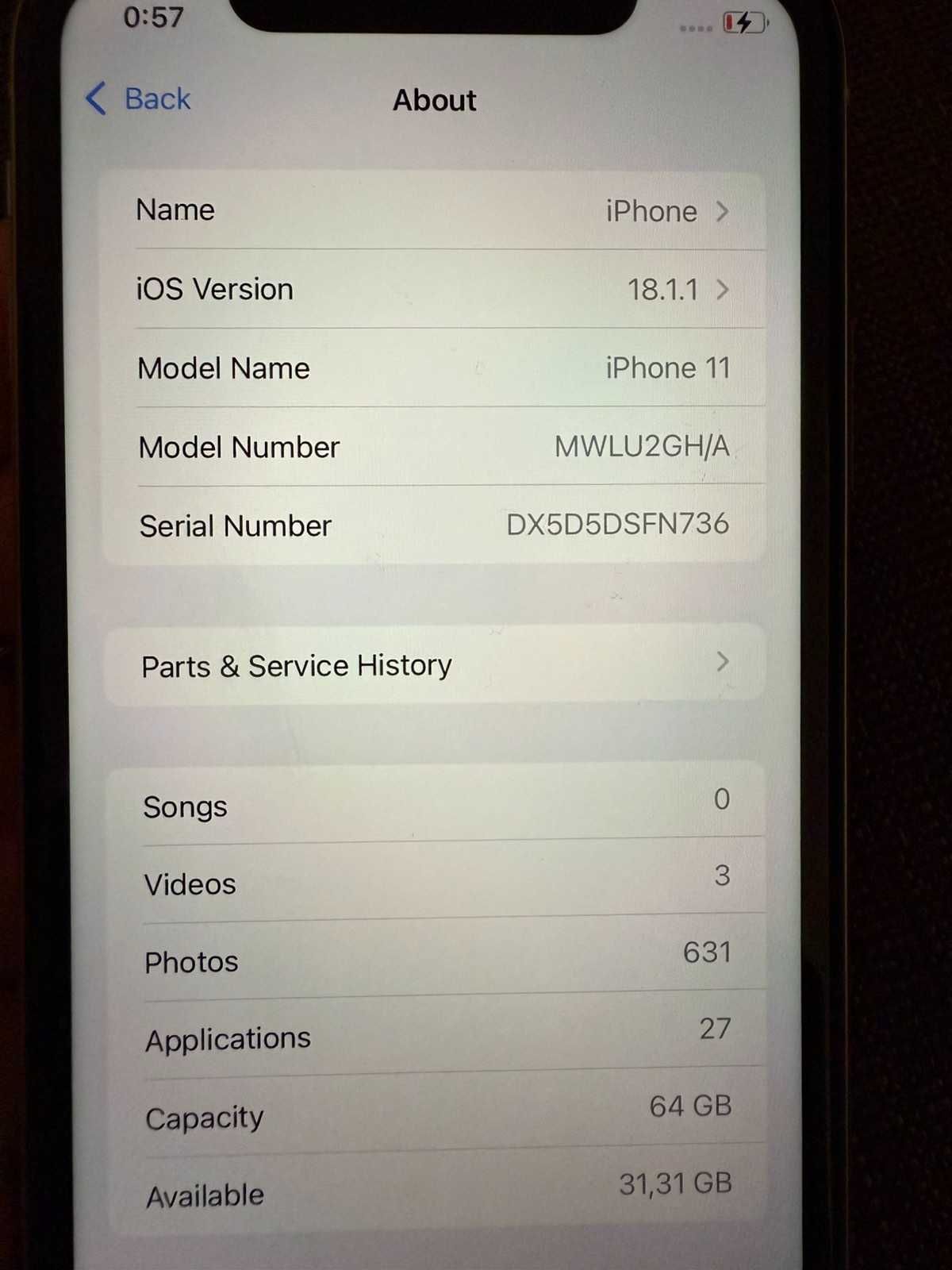 Iphone 11 [64 GB]