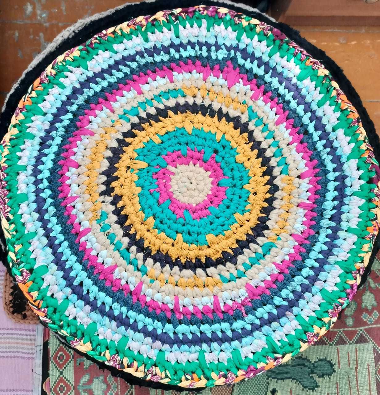 коврики ручной работы, handmade (вязаные крючком)
