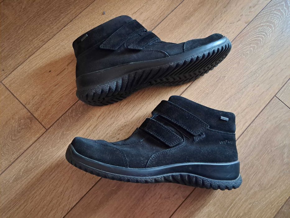 Legero Gore tex  боти 38н.естествен велур