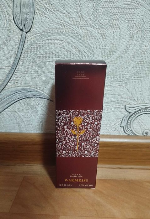 Духи женские, парфюмерная вода в форме красной розы