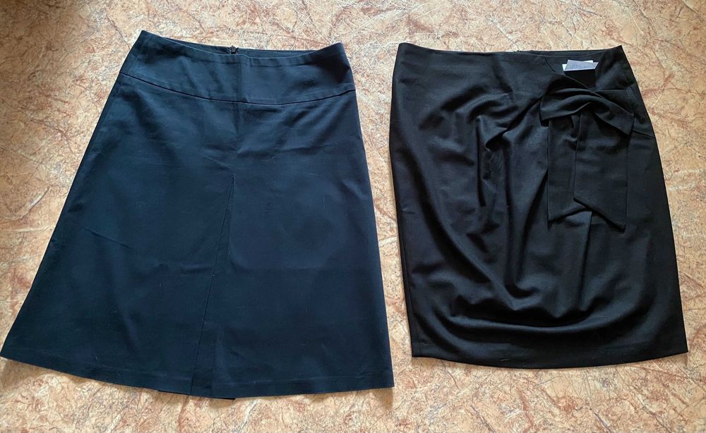 Школьная юбка черная синяя 9-11 класс