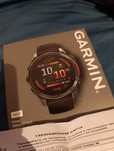 Garmin fenix 8 47 mm на 28 юни взет с 2 години гаранционна карта