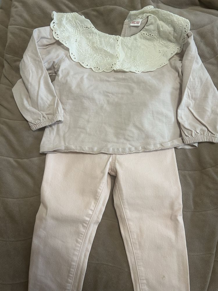 Сет детски дрехи за момиче 92 Mango Zara HM